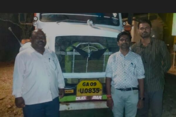 बांदीवडे येथे अनधिकृत वाळू वाहतूक करताना तीन डंपर जप्त..